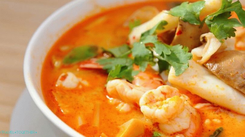 Tajlandska hrana - Tom Yum (Tom Yum Gung)