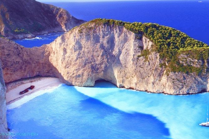 poznata plaža na Zakintosu