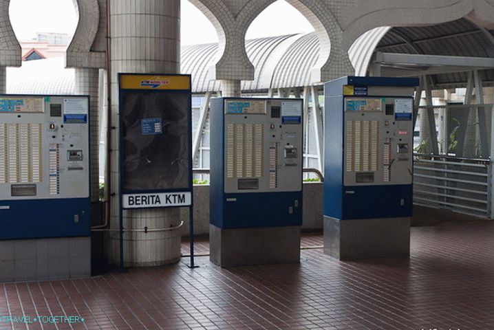 Uređaji za prodaju karata u KTM Komuteru