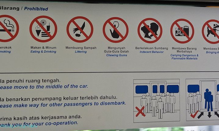 Gomila zabrana u podzemnoj željeznici u Kuala Lumpuru