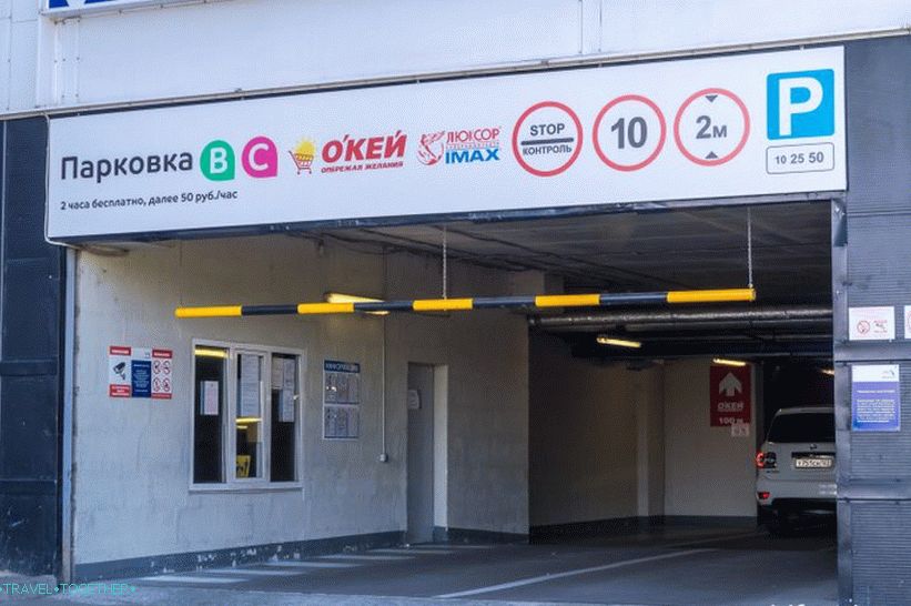 Mall Moremoll u Sočiju - kamo u lošem vremenu