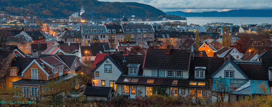 Pogled na fjord Trondheima