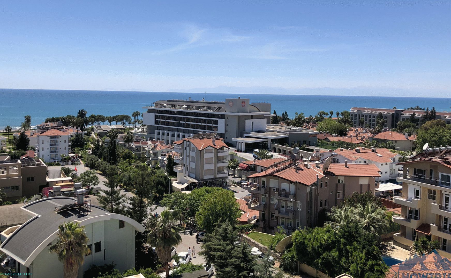 Pogled iz našeg hotela Hotel Side Town u Sideu