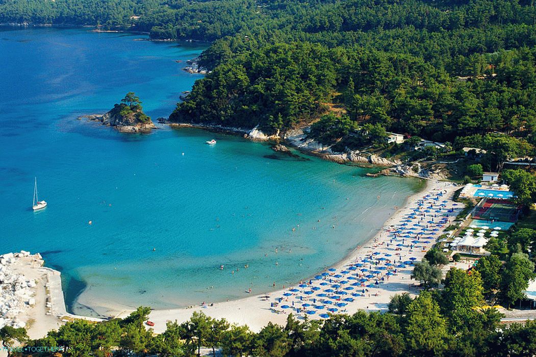 Otok Thassos Grčka