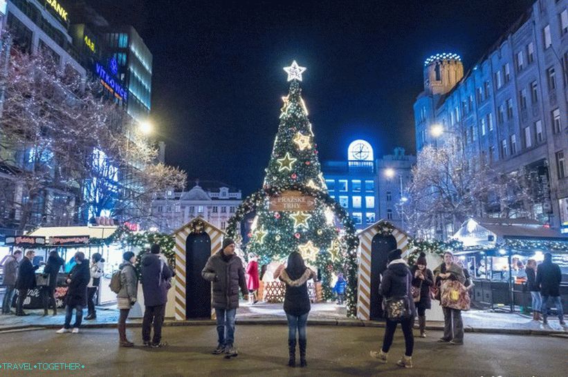 Vjenceslavov trg u Pragu - povijesni bulevar