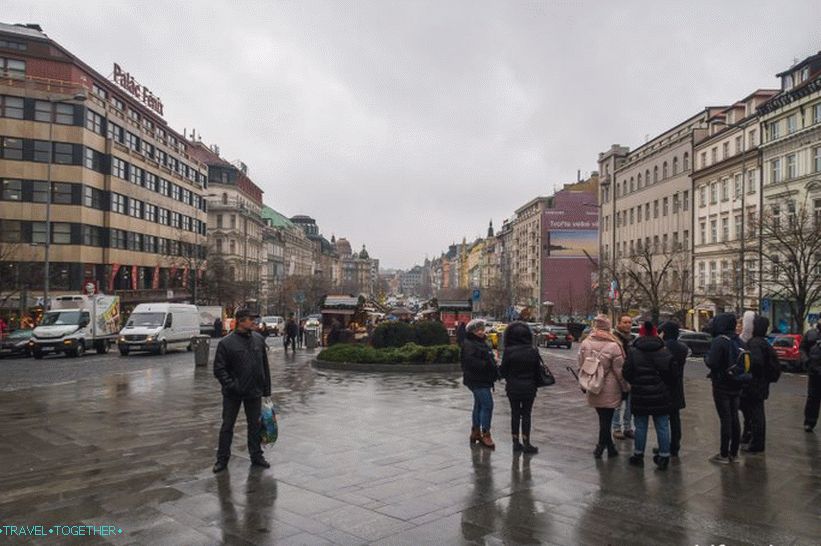 Vjenceslavov trg u Pragu - povijesni bulevar