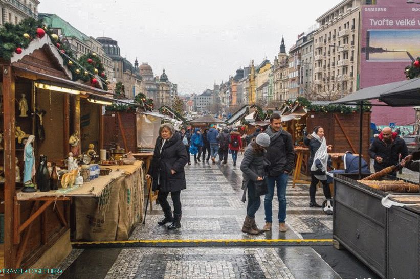 Vjenceslavov trg u Pragu - povijesni bulevar