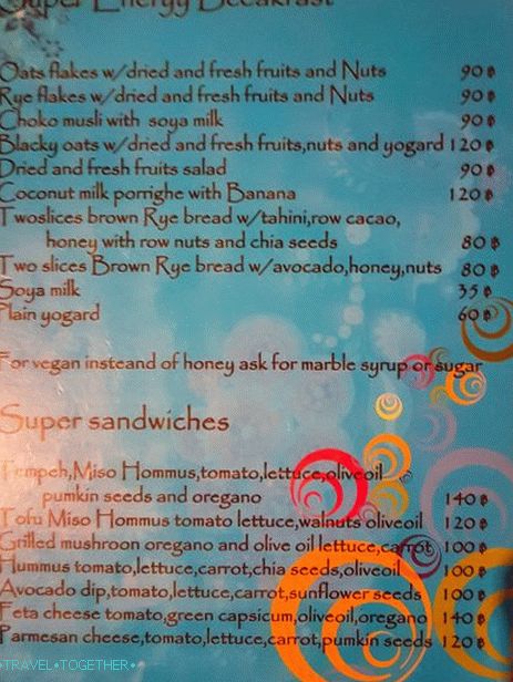 Veganski restoran u Phanganu - Akasha Home ili makrobiotik