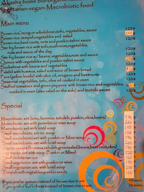 Veganski restoran u Phanganu - Akasha Home ili makrobiotik