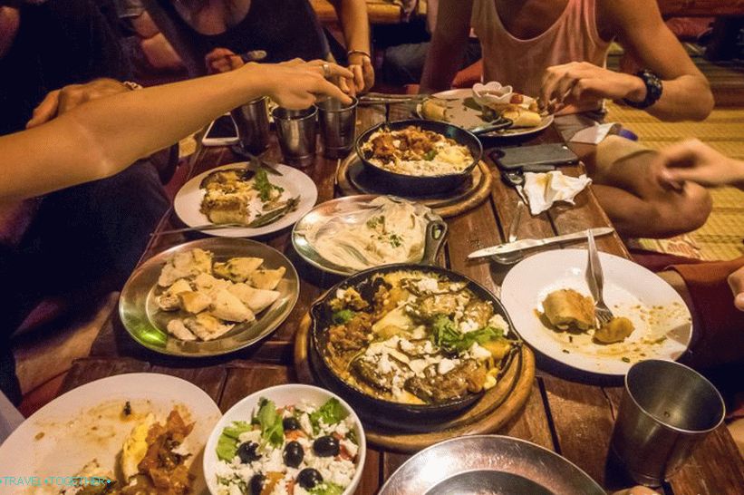 Vegetarijanski restoran Taboon u Phanganu - izraelska kuhinja