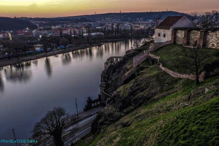 Vyshegrad - pogled na Vltavu