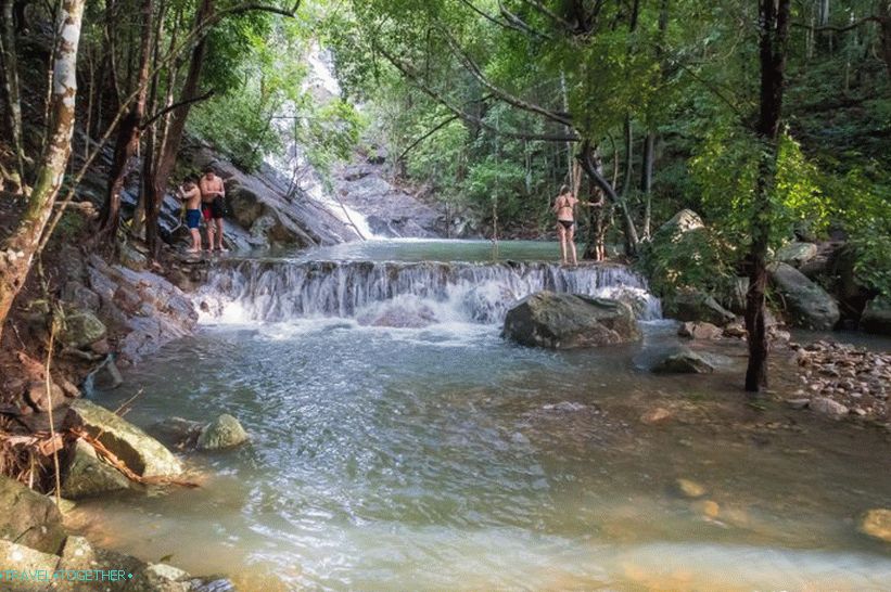 Rajski vodopad na Phanganu - najlakše dostupan na otoku