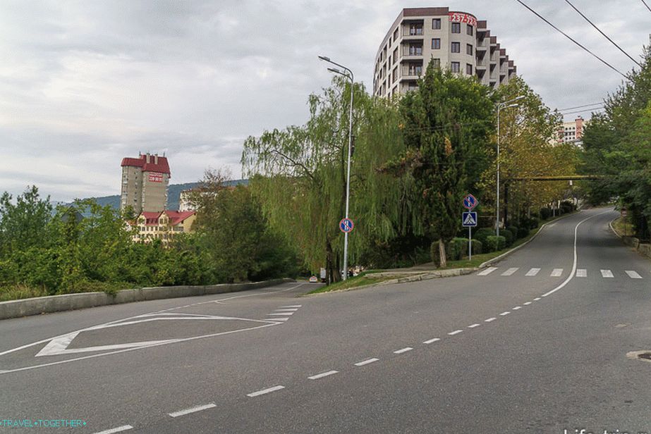 Ulica Cherry Street - gotovo na samom vrhu