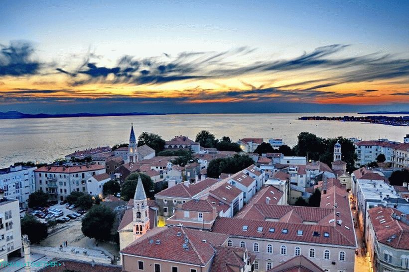 Zalazak sunca iznad Zadra