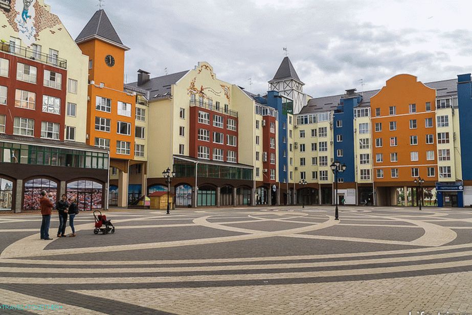 Centralni trg u Europi u njemačkom selu